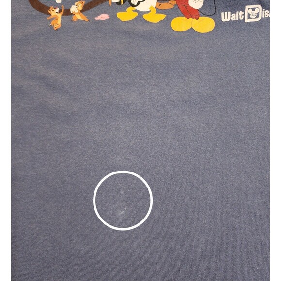 Walt Disney World Graphic T-Shirt Size XS 50th Anniversary Blue Long Sleeve - Picture 9 of 9